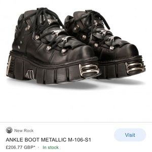 New rock platform boots